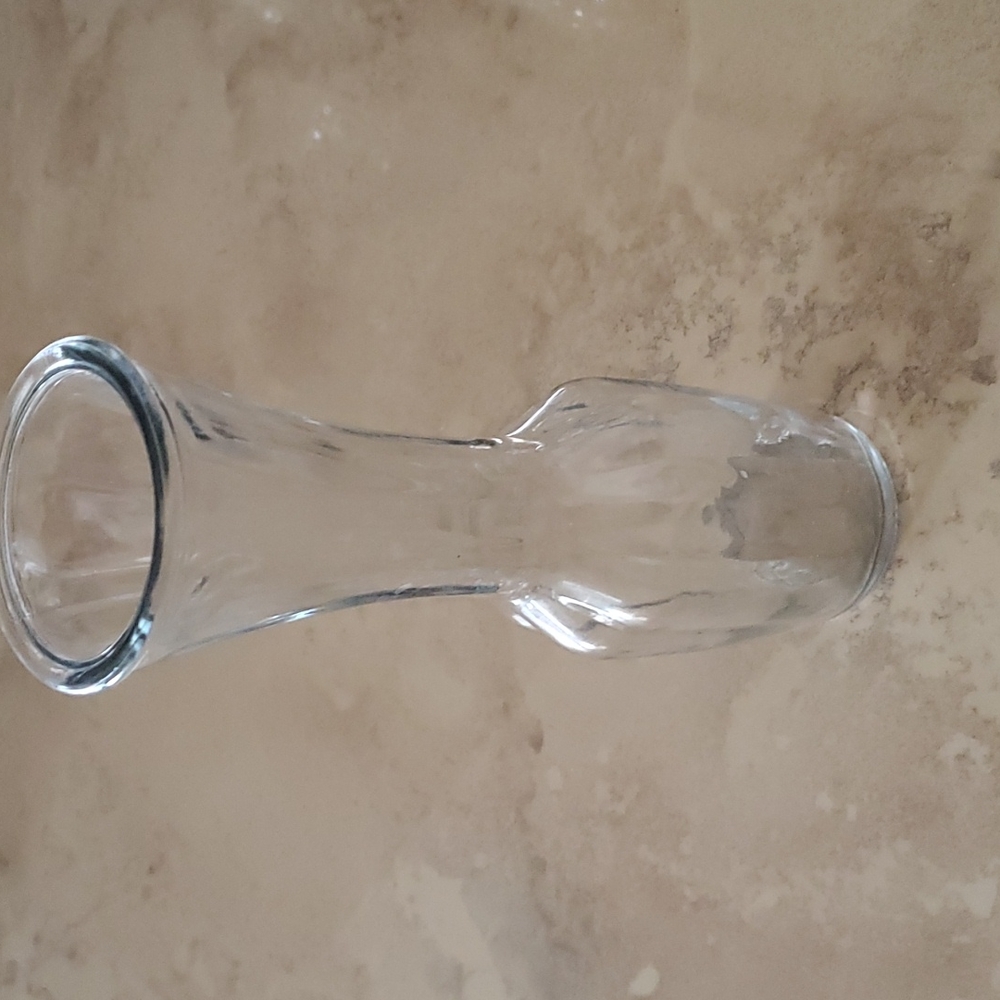 Textured Glass Vase nwot